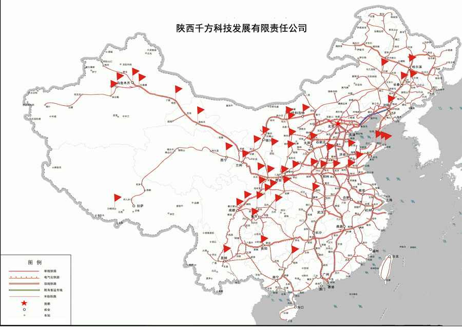 QF-III全国分布图